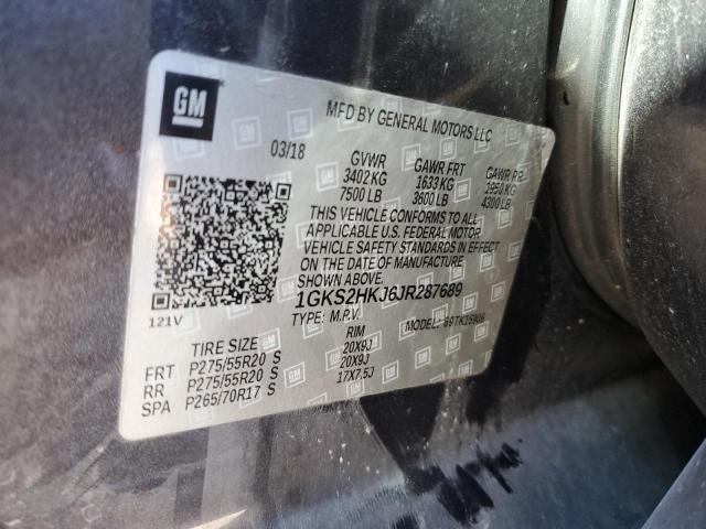 2018 GMC YUKON XL DENALI 1GKS2HKJ6JR287689