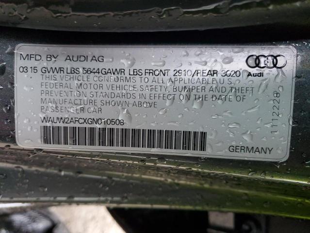 2016 AUDI S7 PRESTIG - WAUW2AFCXGN010508