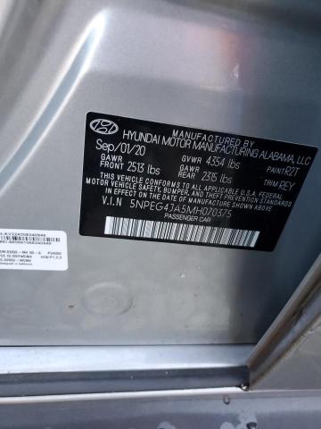 2021 HYUNDAI SONATA SE #3303957700