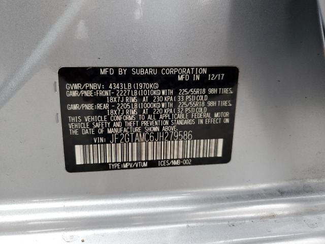 2018 SUBARU CROSSTREK JF2GTAMC6JH279586