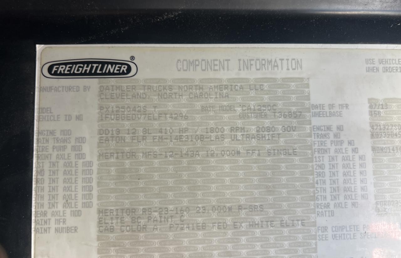 Lot #3260507274 2014 FREIGHTLINER CASCADIA 1