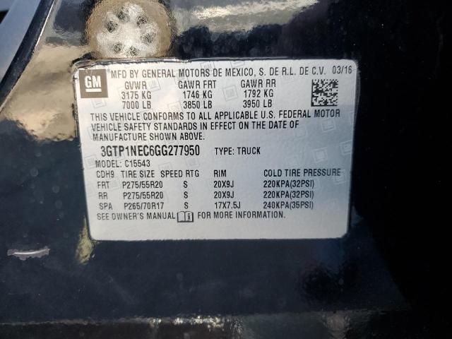 2016 GMC SIERRA C15 - 3GTP1NEC6GG277950