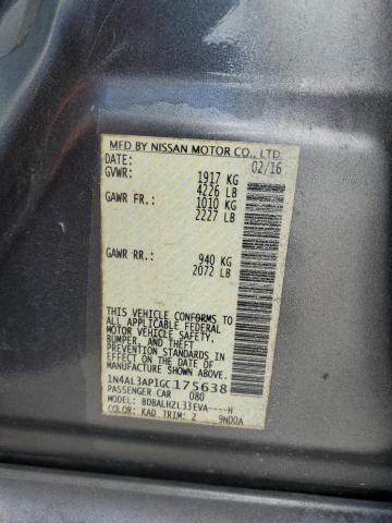 2016 NISSAN ALTIMA 2.5 #3296359160