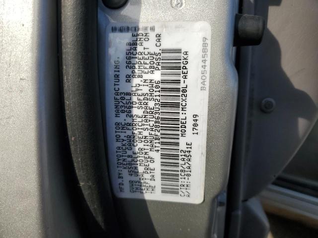 2003 TOYOTA AVALON XL #3274697800