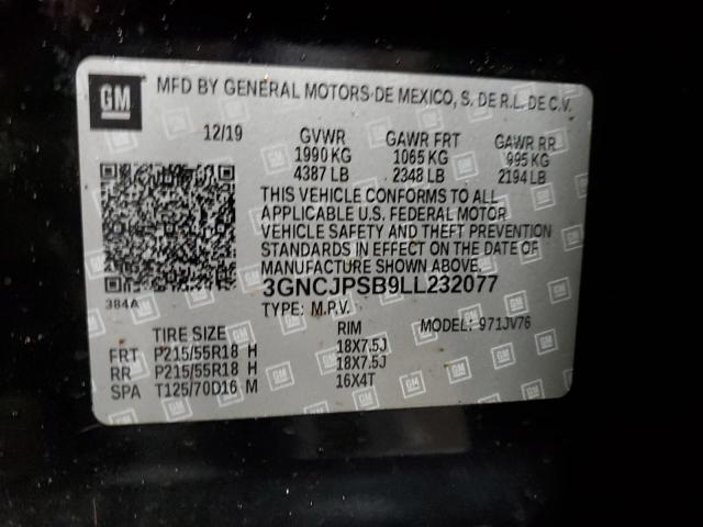 2020 CHEVROLET TRAX 1LT #3283988849