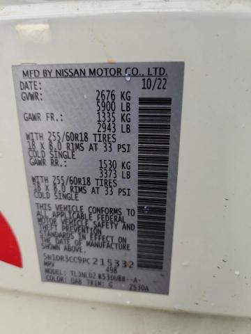 2023 NISSAN PATHFINDER - 5N1DR3CC9PC215332