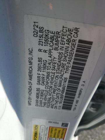 2021 ACURA TLX TECHNOLOGY - 19UUB5F49MA011406