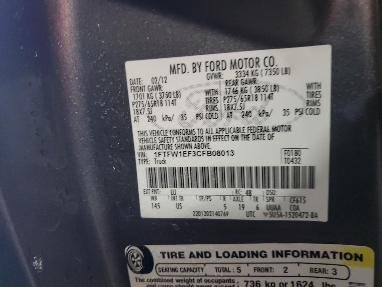 FORD F-150 SUPERCREW