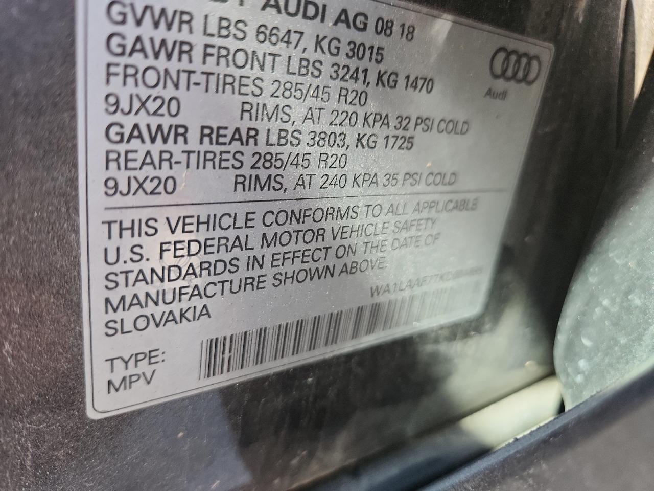 AUDI Q7 PREMIUM PLUS