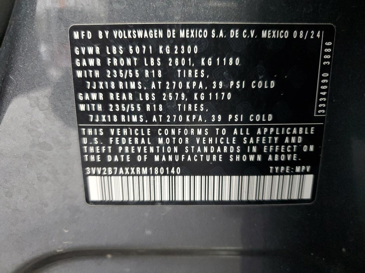 VOLKSWAGEN TIGUAN SE