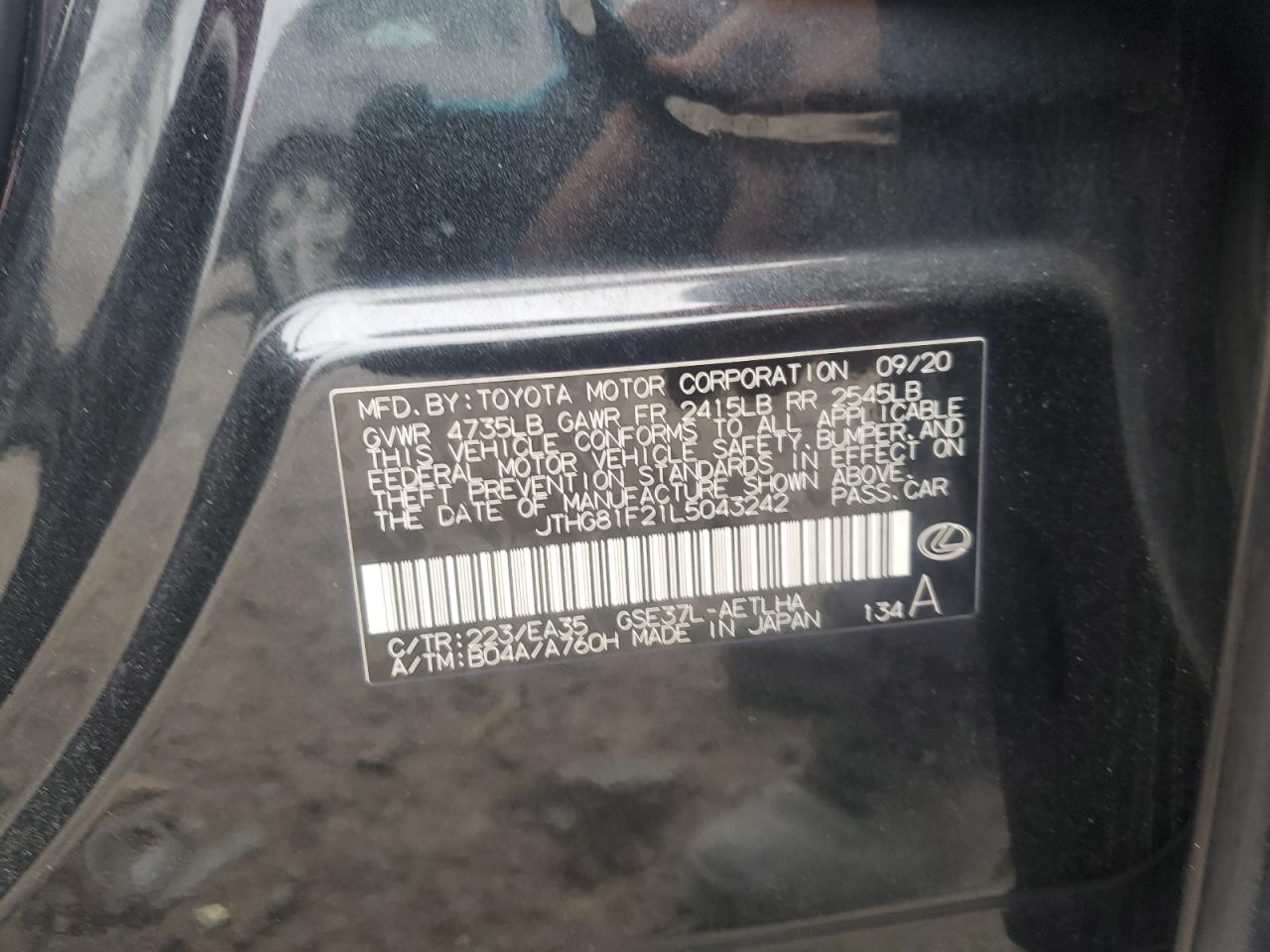 LEXUS IS 300 F SPORT