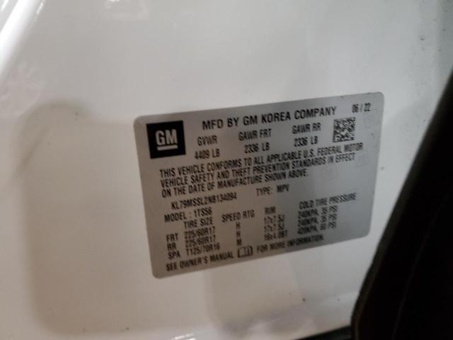 2022 CHEVROLET TRAILBLAZE #3294472527