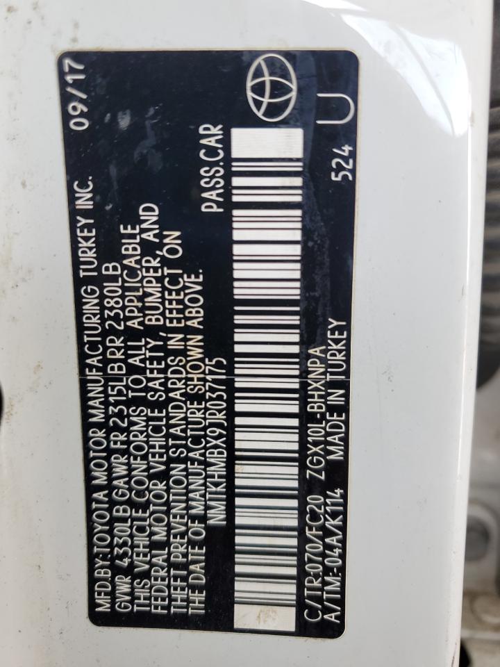 Lot #3315923094 2018 TOYOTA C-HR XLE