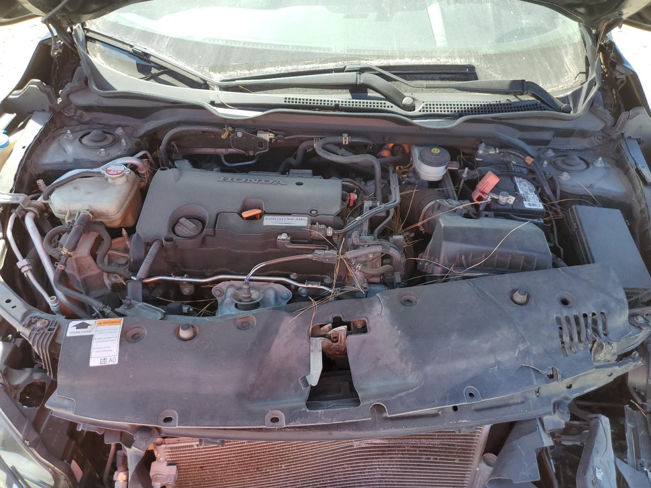 Lot #3309286623 2017 HONDA CIVIC EX