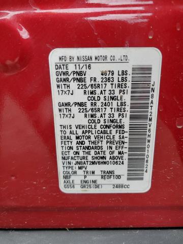 2017 NISSAN ROGUE S - JN8AT2MV6HW010624