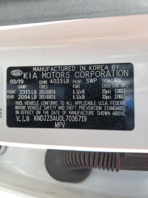 2020 KIA SOUL LX #3301947450