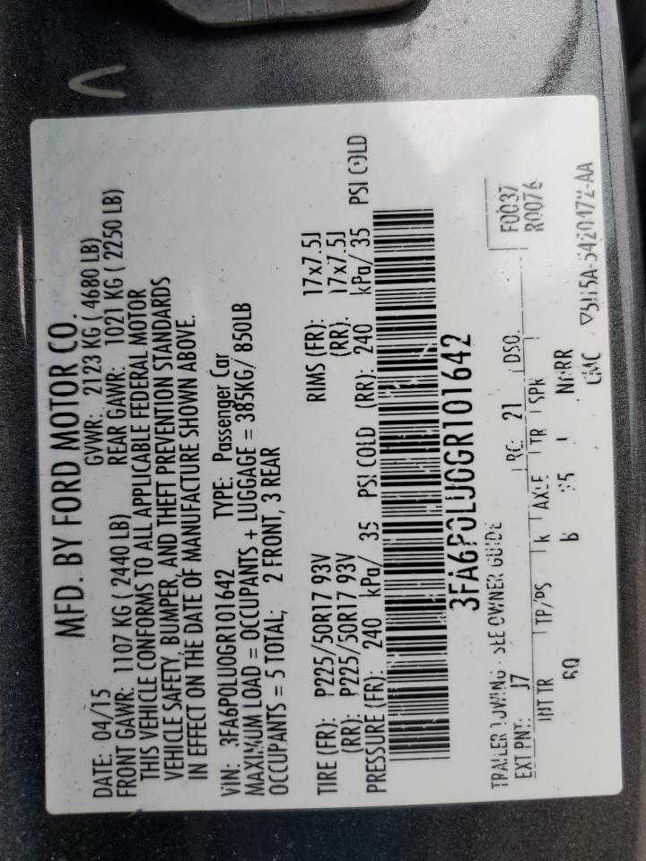 FORD FUSION SE HYBRID