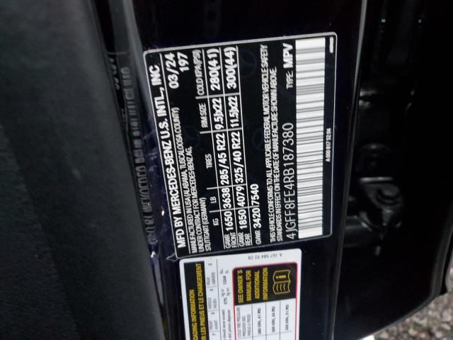 2024 MERCEDES-BENZ GLS 580 4M 4JGFF8FE4RB187380