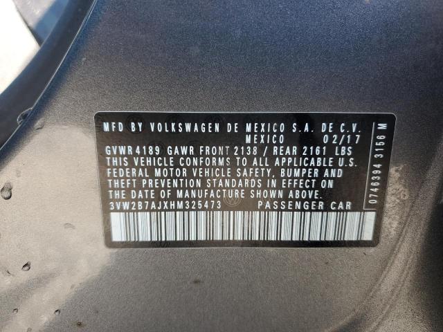 2017 VOLKSWAGEN JETTA S #3291417154