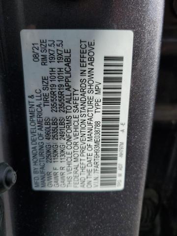 2021 HONDA CR-V - 7FART6H93ME038788