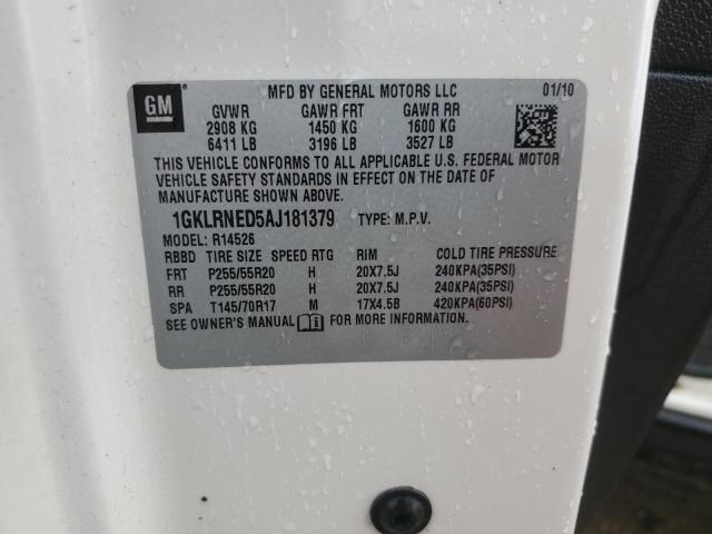 2010 GMC ACADIA SLT #3285102377