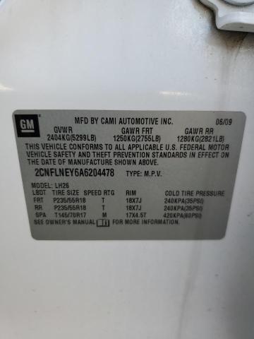 2010 CHEVROLET EQUINOX LT - 2CNFLNEY6A6204478