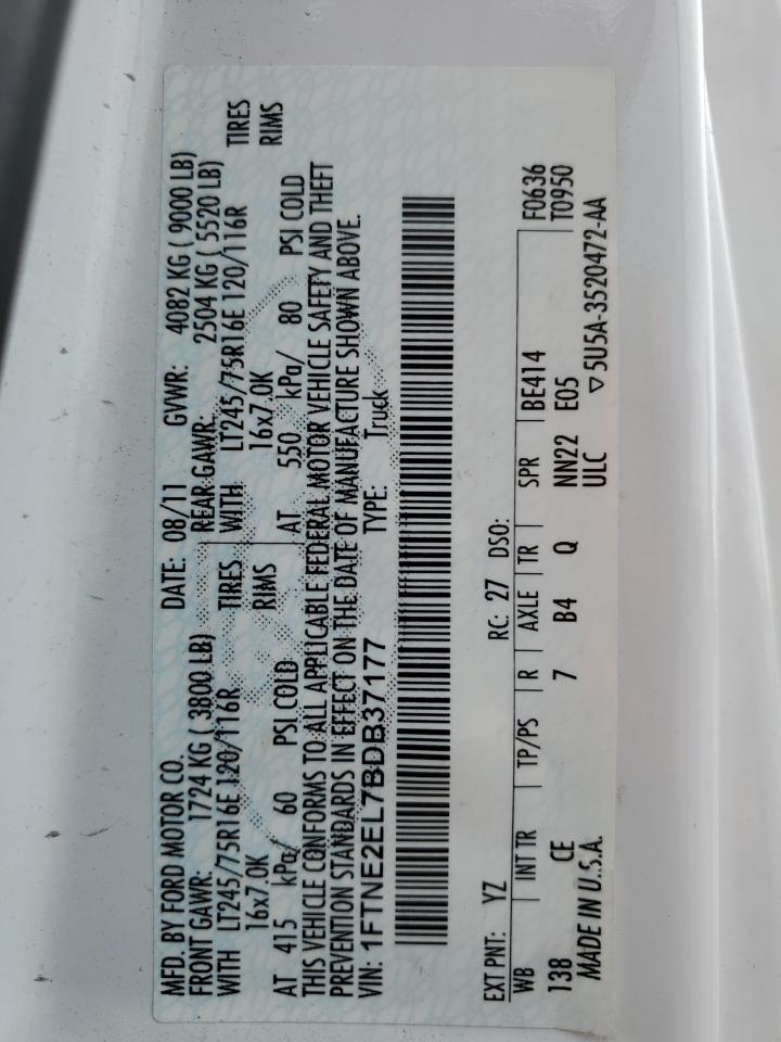 FORD ECONOLINE E250 VAN