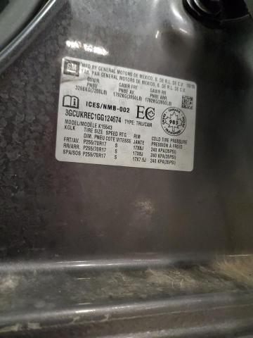 2016 CHEVROLET SILVERADO K1500 LT #3280461174