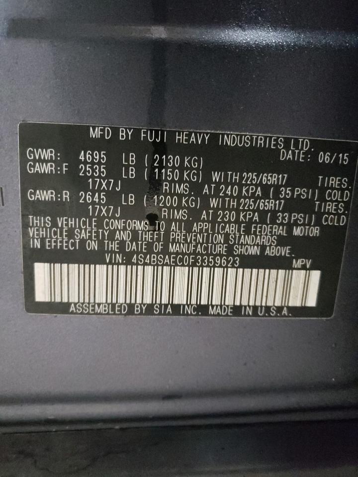 SUBARU OUTBACK 2.5I PREMIUM