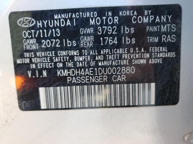 2013 HYUNDAI ELANTRA GL - KMHDH4AE1DU002880