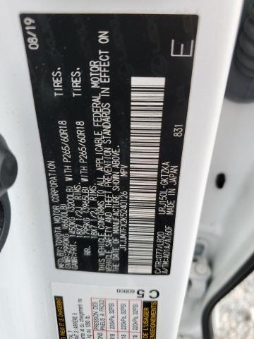 2019 LEXUS GX 460 PREMIUM JTJJM7FX2K5240126