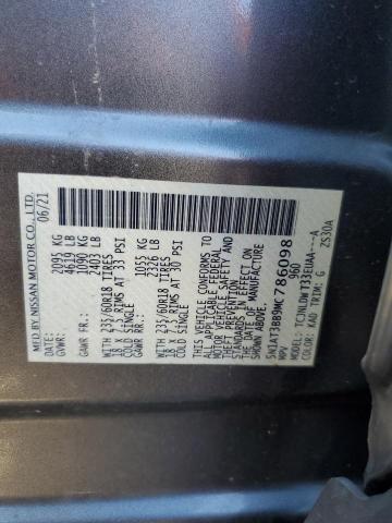 2021 NISSAN ROGUE SV #3301794356