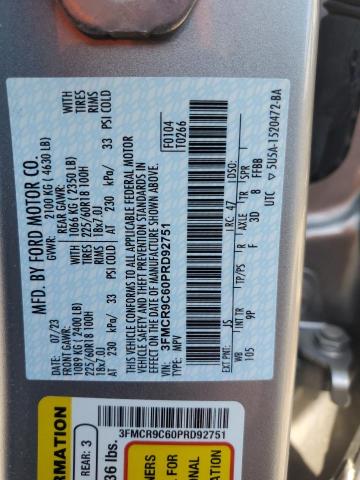 2023 FORD BRONCO SPO 3FMCR9C60PRD92751