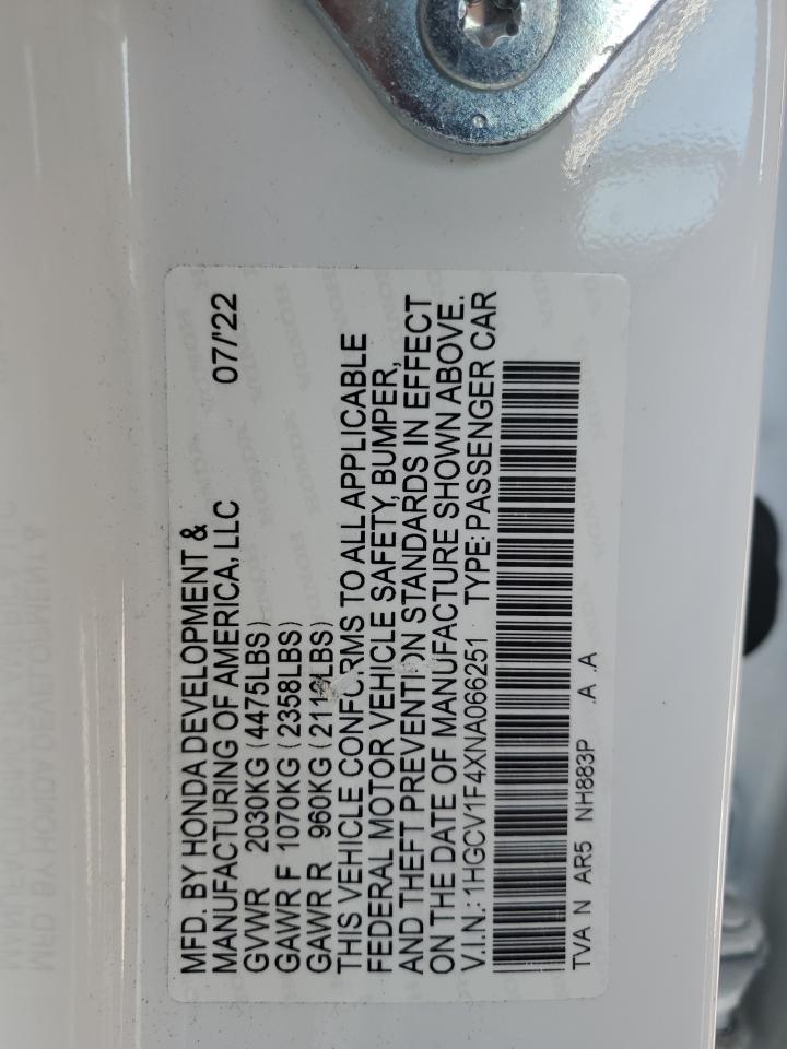 HONDA ACCORD SPORT SE