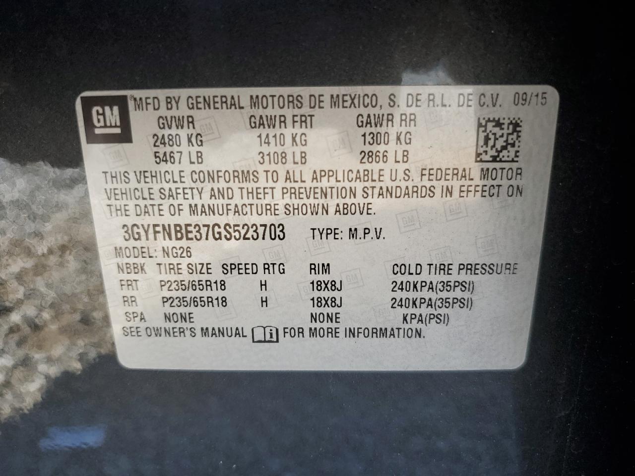 CADILLAC SRX LUXURY COLLECTION