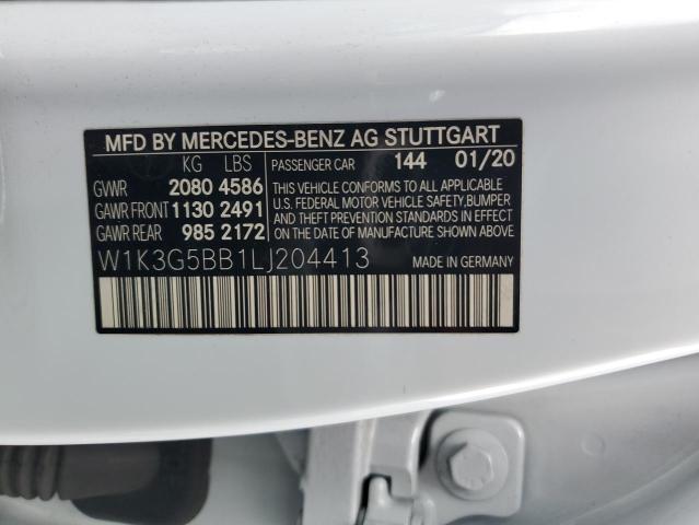 2020 MERCEDES-BENZ A 35 AMG W1K3G5BB1LJ204413
