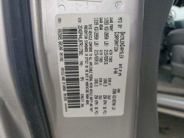 2007 DODGE GRAND CARA #3282378299