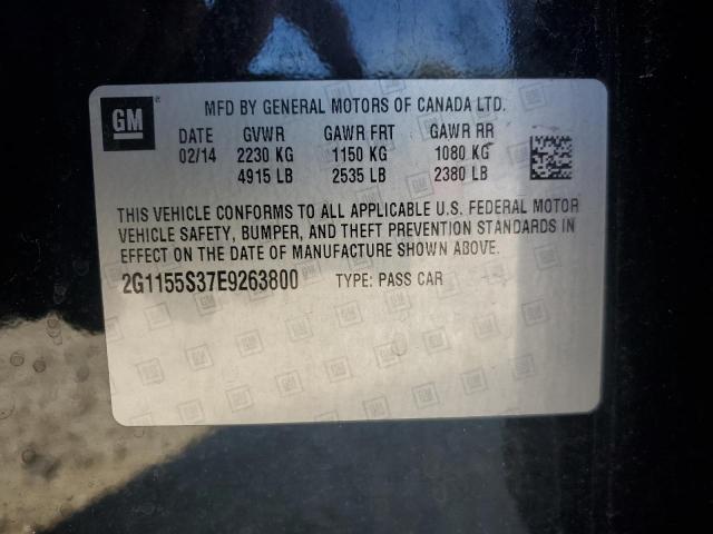 2014 CHEVROLET IMPALA LTZ - 2G1155S37E9263800