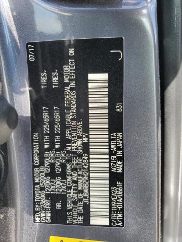 2017 LEXUS NX 200T BA JTJBARBZ9H2142849