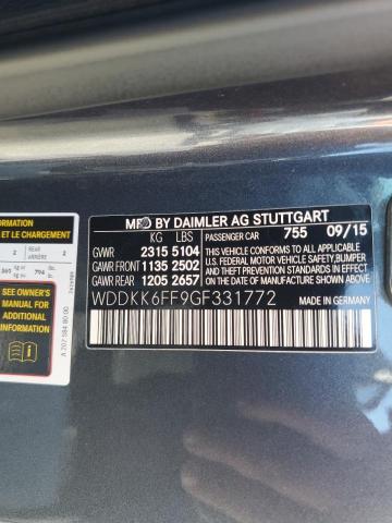 2016 MERCEDES-BENZ E 400 WDDKK6FF9GF331772