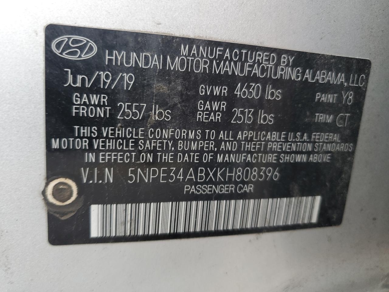 HYUNDAI SONATA LIMITED TURBO