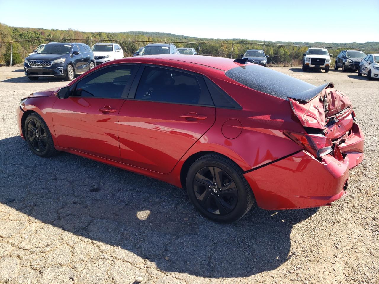 Lot #3315935146 2021 HYUNDAI ELANTRA SEL