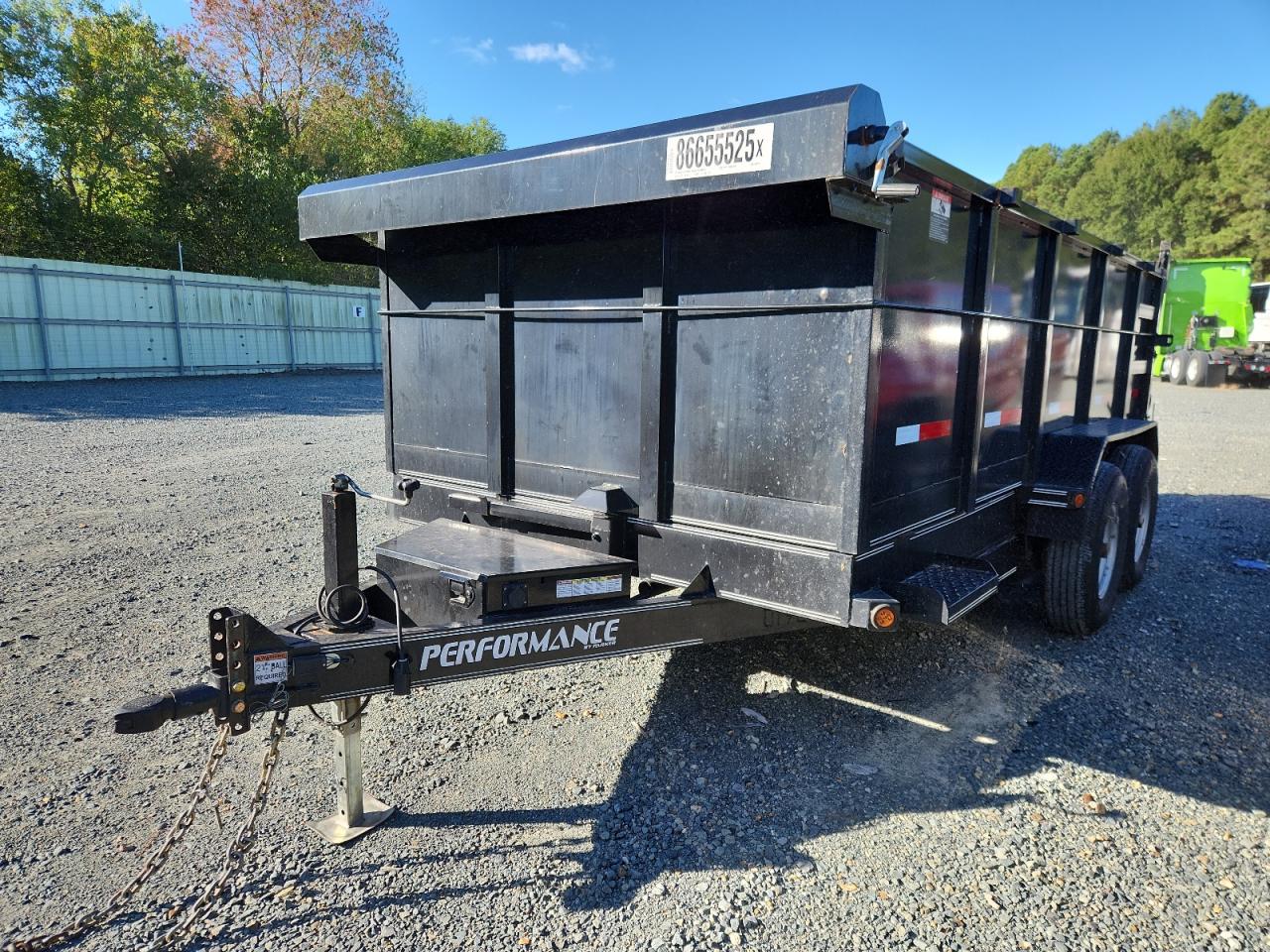 Lot #3294461540 2023 PARK TRAILERS DUMP TRAILER 7X14