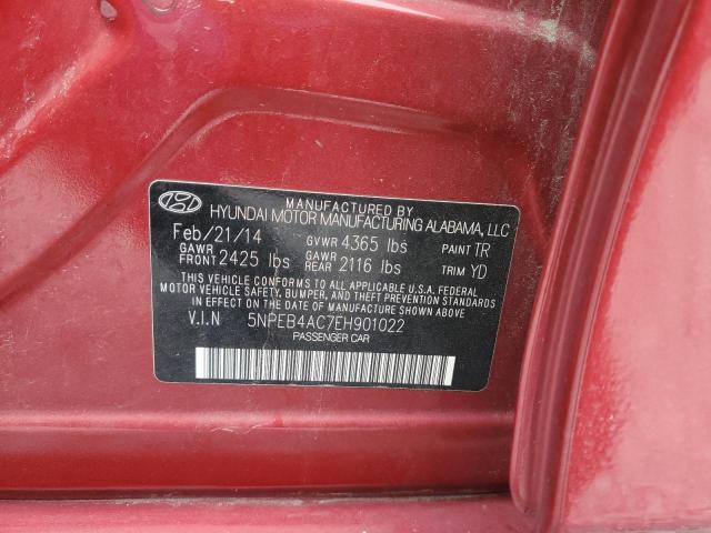 2014 HYUNDAI SONATA GLS - 5NPEB4AC7EH901022