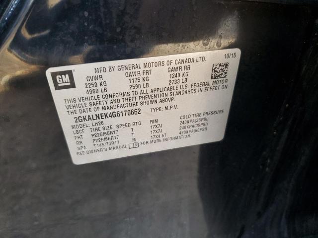 2016 GMC TERRAIN SL - 2GKALNEK4G6170662