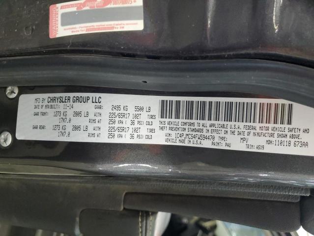 2015 JEEP CHEROKEE L 1C4PJMCS4FW594470