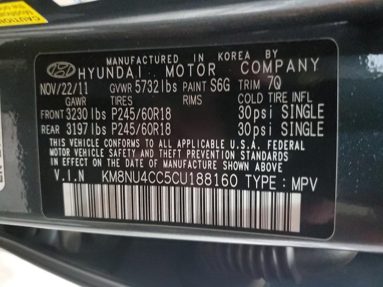 HYUNDAI VERACRUZ GLS