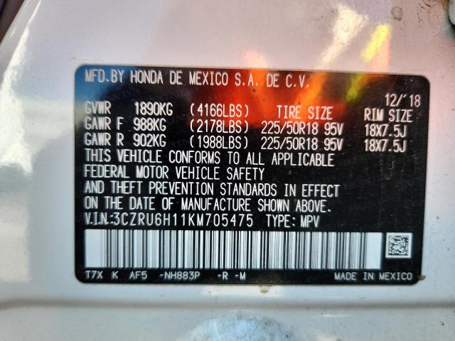 2019 HONDA HR-V SPORT - 3CZRU6H11KM705475