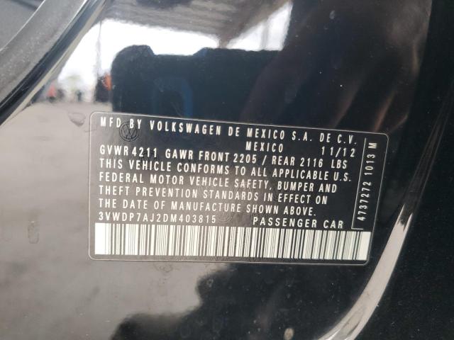 2013 VOLKSWAGEN JETTA SE #3268322092