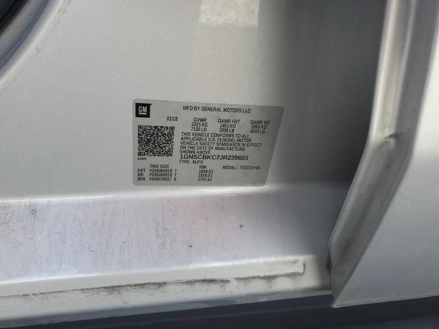 2018 CHEVROLET TAHOE C150 - 1GNSCBKC7JR239603